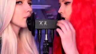 asmr mood among us wet ear licking twin